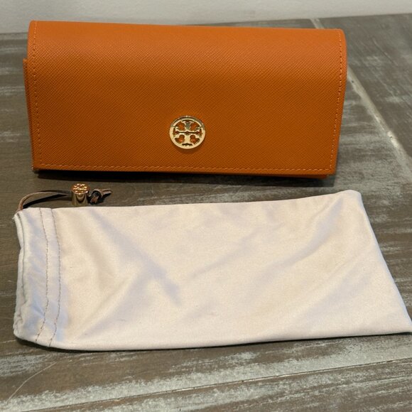 Tory Burch Sunglasses case with dust bag  Like  New - Picture 1 of 7